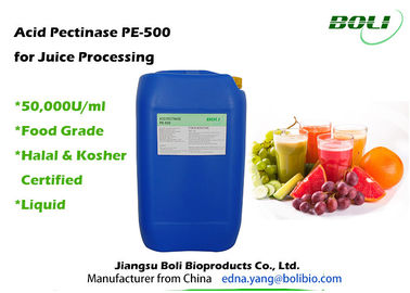 Enzyme pectique acide de catégorie comestible pour le jus traitant et améliorant le taux de filtrage/rendement de jus