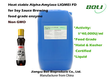 Enzymes liquides de brassage de sauce de soja d'amylase-alpha de forme, non - enzyme de GMO
