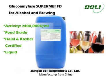 Glucoamylase liquide de catégorie comestible pour la saccharification 400000 U/ml pour l'alcool et le brassage