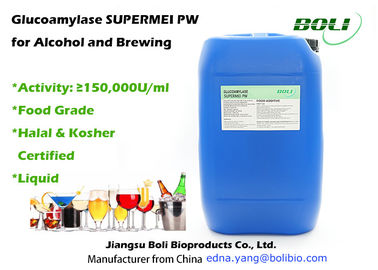 Enzymes hydrolytiques de glucoamylase liquide de catégorie comestible pour l'alcool et la production de Breiwng