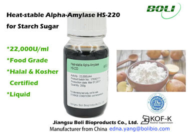 Enzyme liquide de glucoamylase de forme d'amylase-alpha thermostable pour le sucre d'amidon