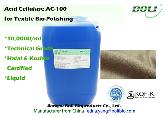 C.A. acide de cellulase d'enzymes liquides de Biopolishing - 100 pour le textile