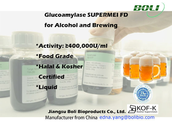 Glucoamylase concentrée par haute Supermei FD d'enzymes d'utilisation alimentaire