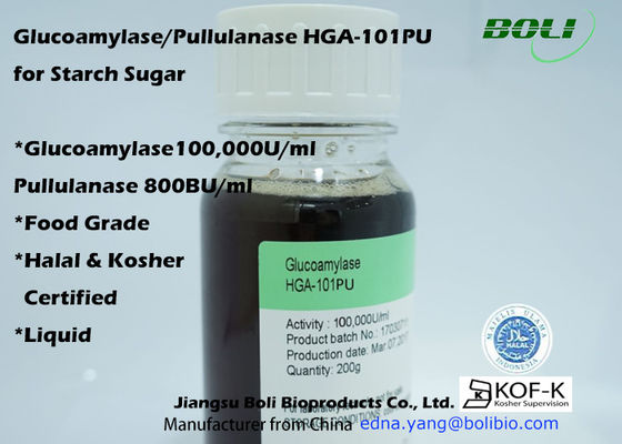 Une conversion plus élevée Rate Glucoamylase Enzyme From Starch de PH3 à sucrer