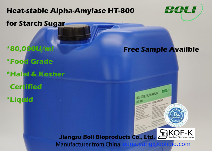 Amylasealpha thermostable liquide HT800 d'utilisation alimentaire de forme avec le certificat