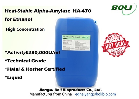 Alpha Amylase Enzymes thermostable ha 470 pour la forte concentration en éthanol