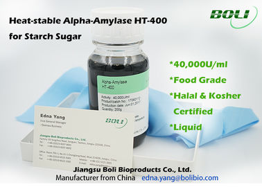 Amylase-alpha commerciale brassant, enzymes fongiques de pH faible d'amylase de catégorie comestible pour le sucre d'amidon