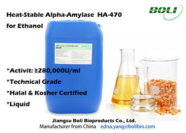 De pH faible tolérez les enzymes thermostables liquides pour l'amylase-alpha ha - 470 280000 U/ml d'éthanol