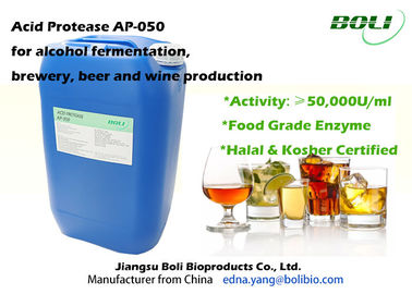 Protéase acide liquide d'enzymes protéolytiques, enzymes dans le brassage pour la fermentation d'alcool