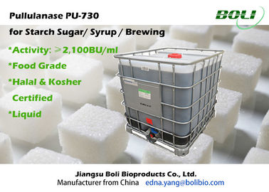 Haute unité centrale d'enzymes de pullulanase de catégorie de ConcentrationFood - 730 pour les BU du sucre 2100 d'amidon/ml