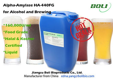 Amylase-alpha à hautes températures HA-440FG 160000U/ml de catégorie comestible d'enzymes de brassage