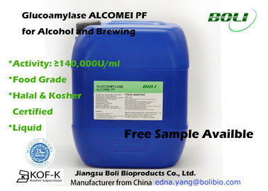 Enzyme liquide de glucoamylase Alcomei PF pour l'alcool et brasser avec le certificat halal et cacher