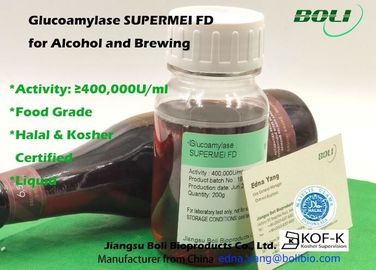 Glucoamylase liquide de catégorie comestible pour la saccharification 400000 U/ml d'aperçus gratuits