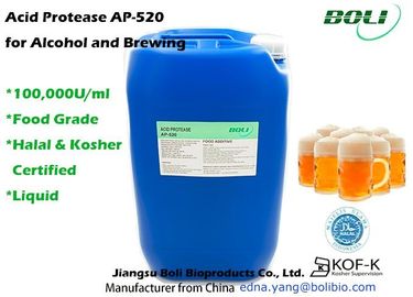 Protéase acide liquide AP - 520 d'application d'enzymes de pH faible d'état à l'utilisation alimentaire