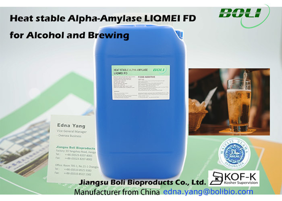 Saccharification liquide d'utilisation de Boli Alpha Amylase Suitable For Food dans le brassage