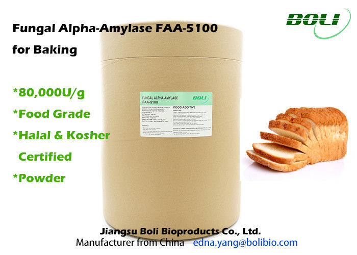 80000 U/amylase-alpha fongique de g, haute amylase de conversion dans la cuisson de pain