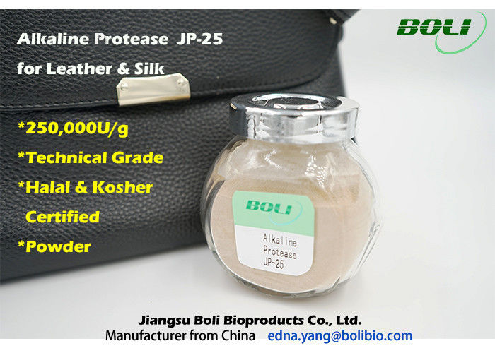 Stabilité supérieure brun clair d'enzymes protéolytiques de poudre de grande pureté 250000 U/g