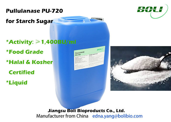 Bacille enzyme de licheniformis, pullulanase de grande pureté de 1400 BU/ml pour le sucre d'amidon