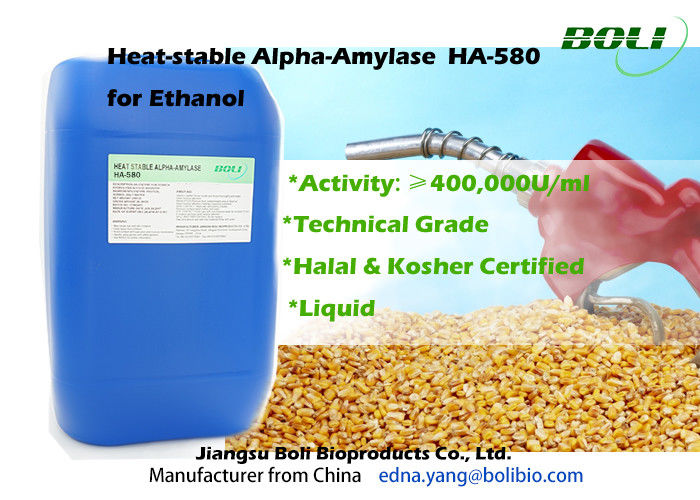 Enzyme technique d'éthanol de catégorie de grande pureté, enzyme de liquéfaction de 400000 U/ml