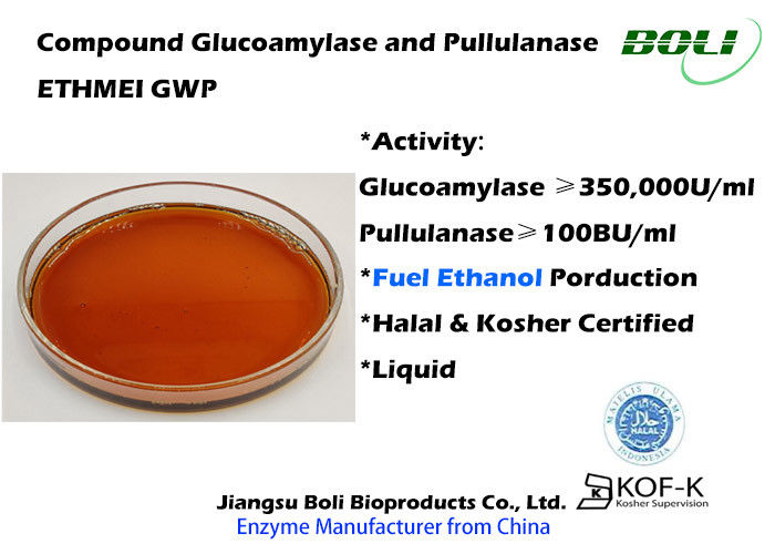 Glucoamylase et enzymes mélangées par pullulanase pour la catégorie technique de GWP de l'éthanol ETHMEI