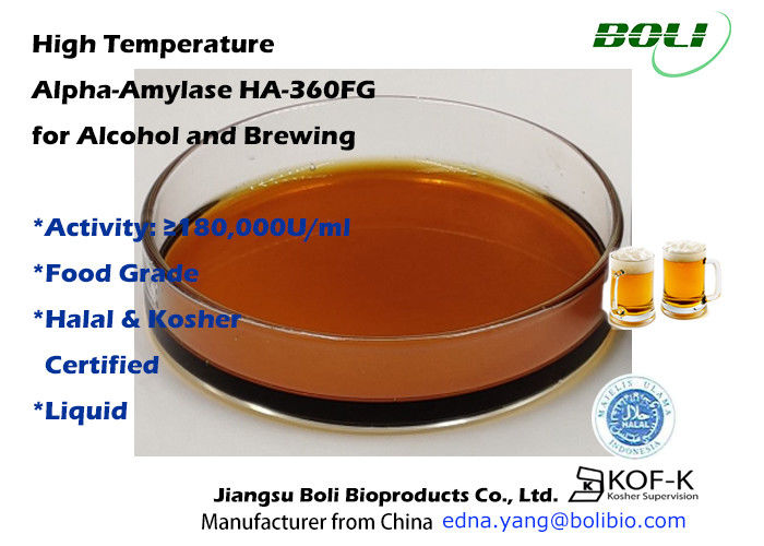 Enzyme d'amylase-alpha du secteur de la brasserie d'alcool HA-360FG