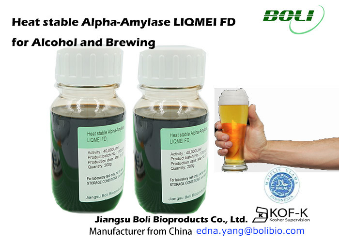 Non GMO Alpha Amylase Suitable For Alcohol liquide et brassage de Chine
